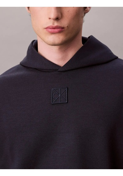 Calvin Klein Ls Stretch Wool Blen Siyah Erkek Sweatshirt