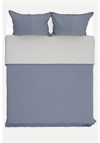 Koza Home Malea Lacivert Çift Kişilik Yatak Örtüsü 230x250 2 Yastık 50x70 5 Lacivert