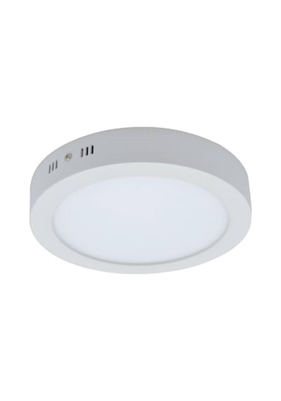 24 W Led Panel - Beyaz Işık 6500k - Beyaz Kasa - Yuvarlak - Sıv Beyaz