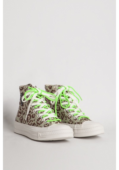 Guja Kadın Günlük Kanvas Kumaş Yüksek Bilek Sneaker Gj 285/2 Yeşil