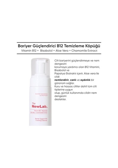 Bariyer Güçlendirici & Onarıcı B12 Yüz Serumu Ceramide Complex + Bisabolol 30 Ml