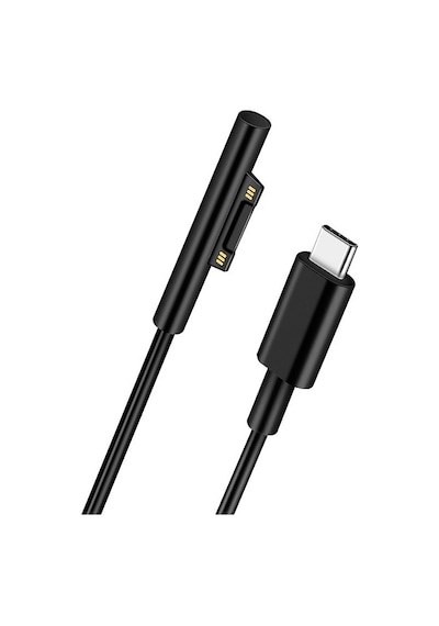 Microsoft Surface Pro 7 6 5 Usb-c Şarj Adaptörü Kablo - Siyah - 1.5m Um163647-1 Yurt Dışından