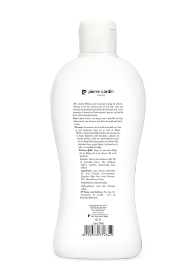 Pierre Cardin Intimate Whitening Gel With Licorice Extract-meyan Kökü Özlü Beyazlatıcı Genital Bölge Temizleme Jeli-255 Ml