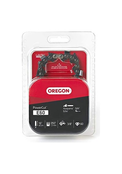 Oregon E60 Powercut 40 Cm 16 İnç Testere Zinciri,, Stihl, Echo İle Uyumludur