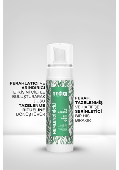 Tto-x Nemlendiricili Duş Köpüğü Çay Ağacı Yağı 200ml