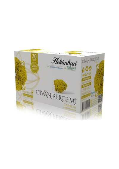 Hekimhan Bitkisel Civan Perçemi Doğal Bitki Süzen Poşet Çay 20 x 2 G
