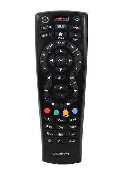 D-Smart Hd Blu Akıllı Uydu Alıcı Kumandası 122007