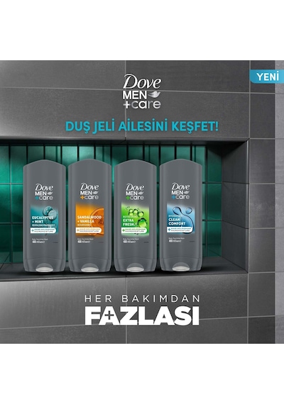 Men Care Clean Comfort Duş Jeli 400 Mililitre Diğer