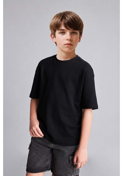 Defacto Oversize Tişört Erkek Çocuk G6486a826smbk81 Siyah-bk81