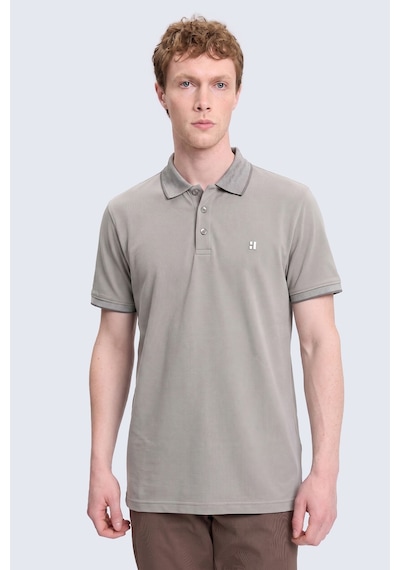 Hatemoğlu Vizon Regular Fit 100% Pamuklu Polo Yaka Tişört