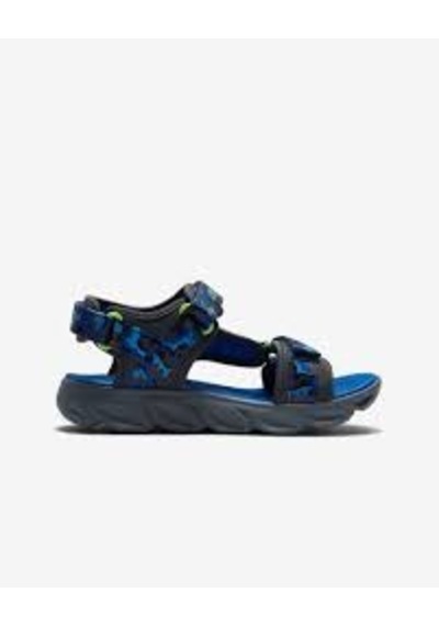 Skechers Hypno - Splash Büyük Erkek Çocuk Mavi Işıklı Sandalet 400077L Bllm Mavi