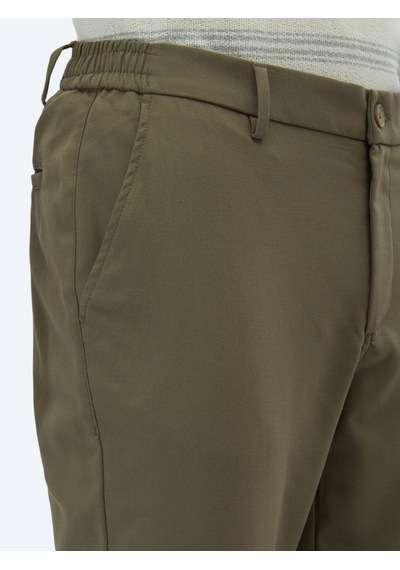 Kip Haki Dokuma Jogging Fit Casual Pantolon