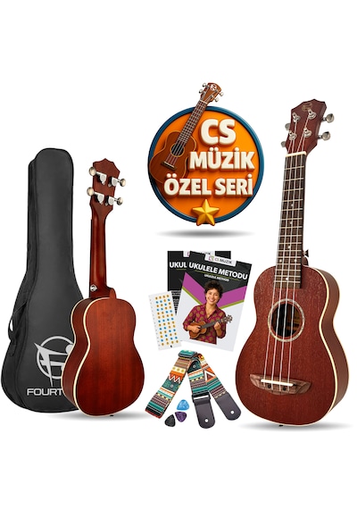 Fourtune Sydra Uks-21mn Soprano Ukulele Maun Hakiki Ağaç Soprano