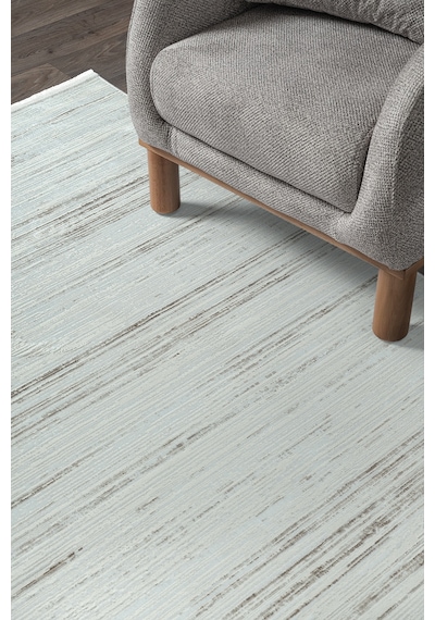Bambum Soft 1002 Bej Düz Desen Modern Bambu Saten Kaymaz Taban Yıkanabilir Salon Mutfak Halısı