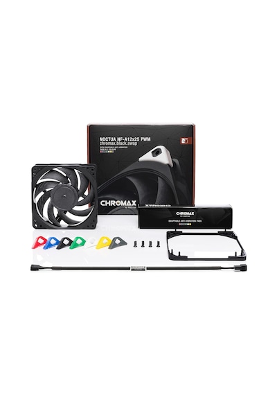 Nf-a12x25 Pwm Chromax.black.swap, Sessiz Birinci Sınıf Fan, 4 Pinli 120 Mm, Siyah Diğer