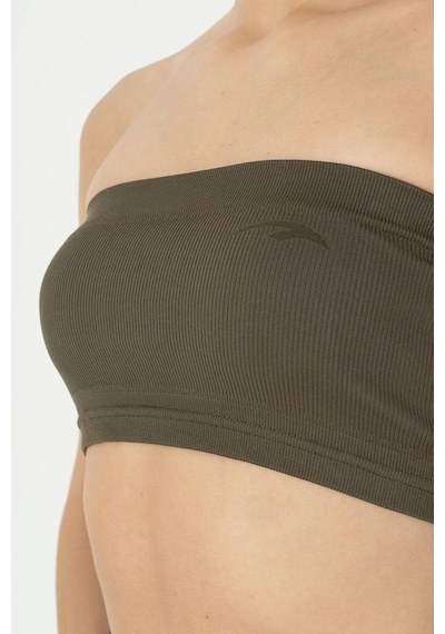 Maraton Slimfit Kadın Askısız Haki- Bra Haki-