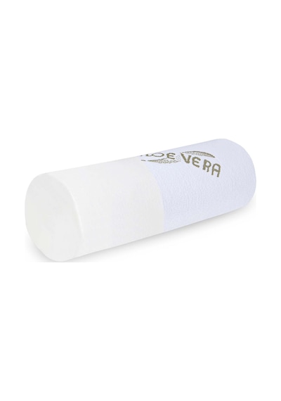 Visco Ortopedik Rulo Yastık 45x15cm, Beyaz