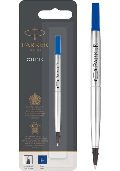Parker 1950322 Rollerball Kalem Yedeği, İnce Uç, Mavi