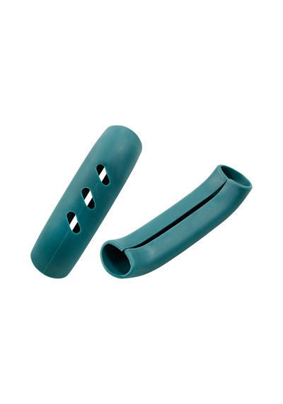 6 Paket Silikagel Pot Kolu Kapakları 3 İnç Kapak Kolu Kapakları Yeşil Kolu Tutucu Kavrama Isı Yalıtım Kolu Kapağı İçin Tava, Pot Çok Renkli