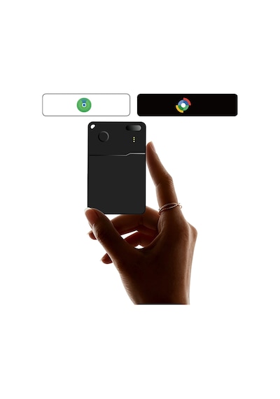 Micflip P28 Suya Dayanıklı AppleiOs UyumluVe Android Uyumlu Wireless Özellikli Akıllı Takip Kartı Siyah