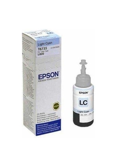 Özel Üretim Belge Basımı Ofis Malzemesi Çalışma Alanı Epson T6735 Light Cyan İnkjet Mürekkep Kartuşu