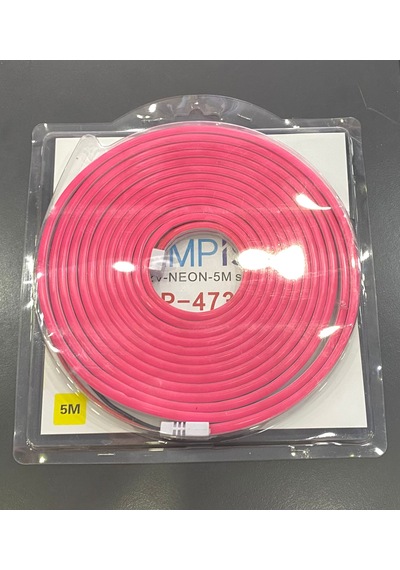 Lampist 12v 5mt Neon Led Ip65 Pembe