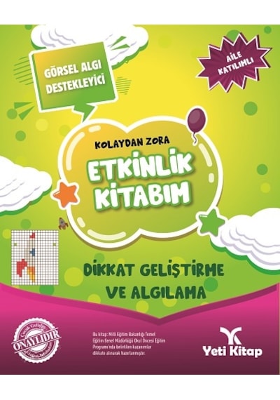 Kolaydan Dikkat Geliştirme ve Algılama Kitabım