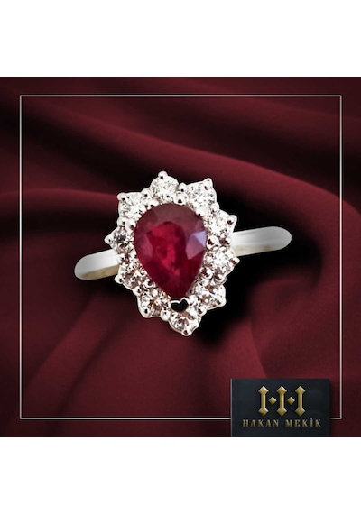 Hakan Mekik Jewelry Dream Serisi Pırlanta Yakut Yüzük