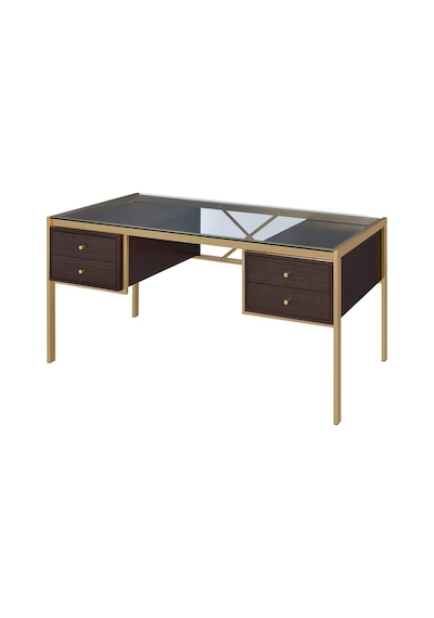 Megan Gold Metal Venge Çalışma Masası