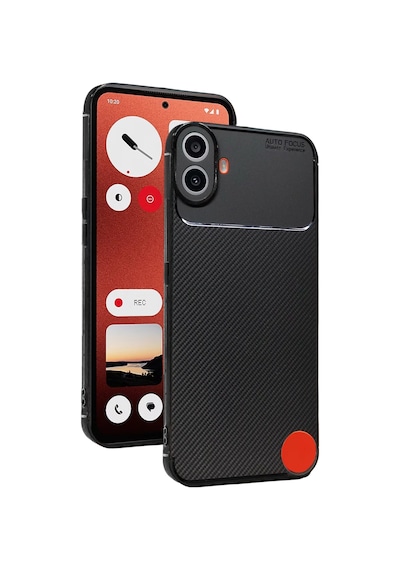 Newface Nothing Phone Nothing Cmf Phone 1 Auto Focus Karbon Kapak - Siyah Çok Renkli
