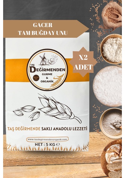 Gacer Tam Buğday Unu - 10 Kilo