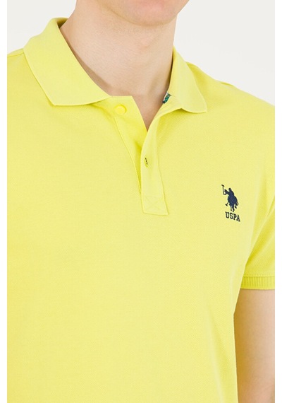 U.S. Polo Assn. Erkek Saks Basic Polo Yaka Tişört 50263238-vr045 Yeşil