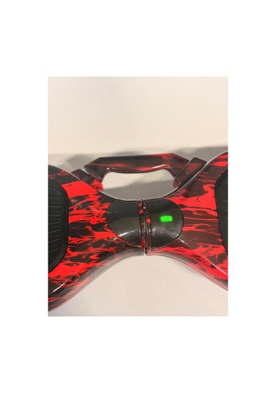 Hoverboard 6.5 İnç Led Işıklı Taşıma Kollu 36v 5.2ah Elektrikli Kaykay Bordo
