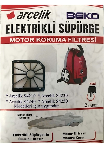 Arçelik S 4240 A Uyumlu Motor Koruma Filitresi Uyumlu