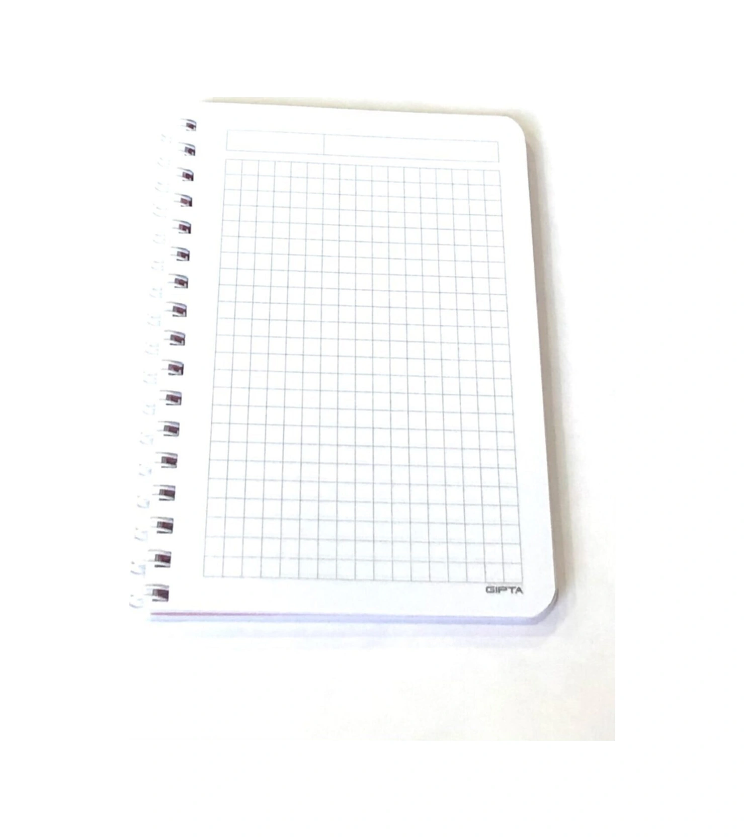 Pastoral Spiralli Plastik Kapak Bloknot 10x14 80 Yaprak Kareli 3'lü Paket Karma