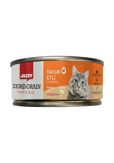 4 Adet Jazzy Kedi Maması Tavuklu 90 Gr