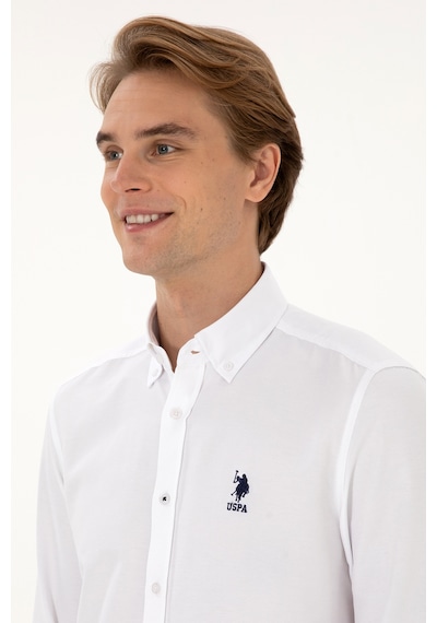 U.s. Polo Assn. Erkek Beyaz Gömlek Basic 50307693-vr013 Beyaz U.s. Polo Assn. Erkek Beyaz Gömlek Basic 50307693-vr013 Beyaz