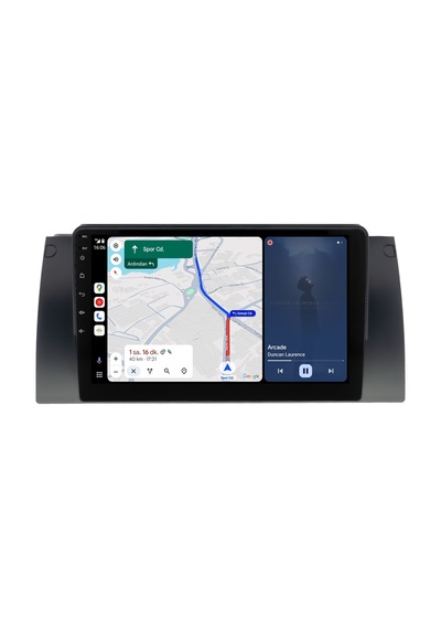 Bmw 5 Serisi E39 Android Multimedya Sistemi 1996-2004 4gb Ram, 64gb Hafıza, Bluetooth, Carplay & Android Auto Kamera  9"