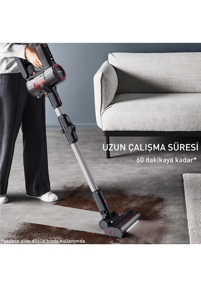 Tefal TY69T90TR x Force Flex 8.60 Max Şarjlı Dikey Mop Özellikli Süpürge