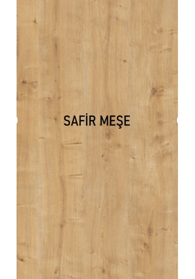 Veramoni 5 Raflı Modern Kitaplık 137x90x20 Cm - Safir Meşe