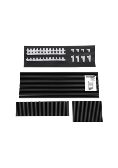 10 Katlı Ayakkabı Rafı, 100x29x175 Cm, Siyah, Lsr10h Diğer