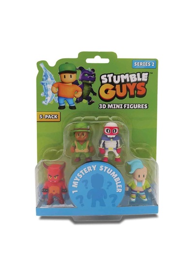 Stumble Guys 5 Li Mini Figür Seti S2 Tuy14000 Red Demon