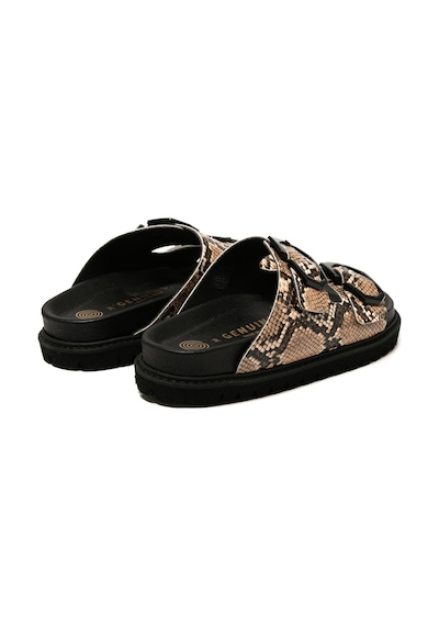Terlik Kadın Galıa G106282 Genuins Vegan Snake Camel Snake Camel