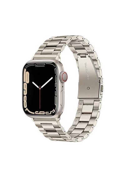 Apple Uyumlu  Watch Ultra 49 MM Kordon Krd-04 Metal Kordon