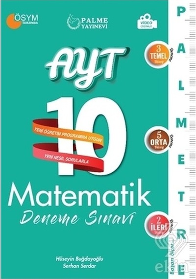 AYT Matematik 10 Deneme Video Çözümlü  -  Hüseyin Buğdayoğlu  -  Palme Eğitim