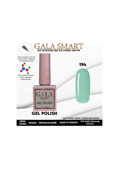 Gala Smart Classic Kalıcı Oje 10 Mle No:194