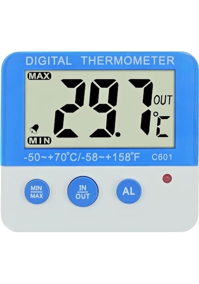 Dijital Elektronik Lcd Manyetik Buzdolabı Termometre Duvara Monte