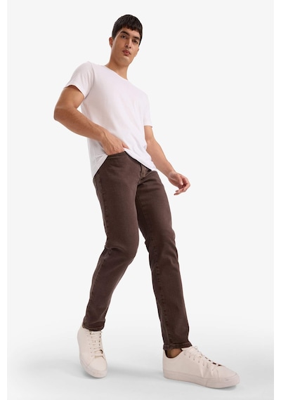 Defacto Slim Tapered Fit Dar Kalıp Normal Bel Daralan Paça Jean Pantolon F4046ax25wnbn539 Kahve-bn539 Defacto Slim Tapered Fit Dar Kalıp Normal Bel Daralan Paça Jean Pantolon F4046ax25wnbn539 Kahve-bn539