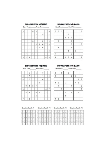300 Zor Sudoku Kitap Seti 2 Fasikül Set