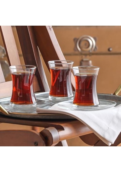 Zen 12'li Çay Seti Çok Renkli